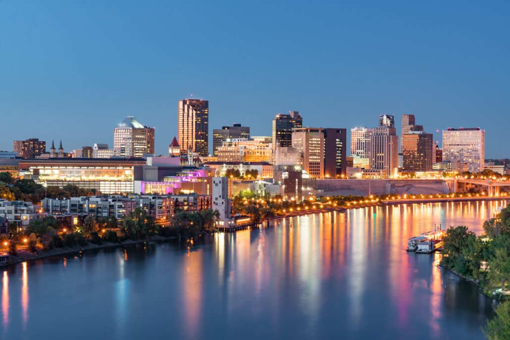 St. Paul, Minnesota Skyline
